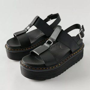 BRAND NEW! Dr. Martens Frances Leather Strap Platform Sandal